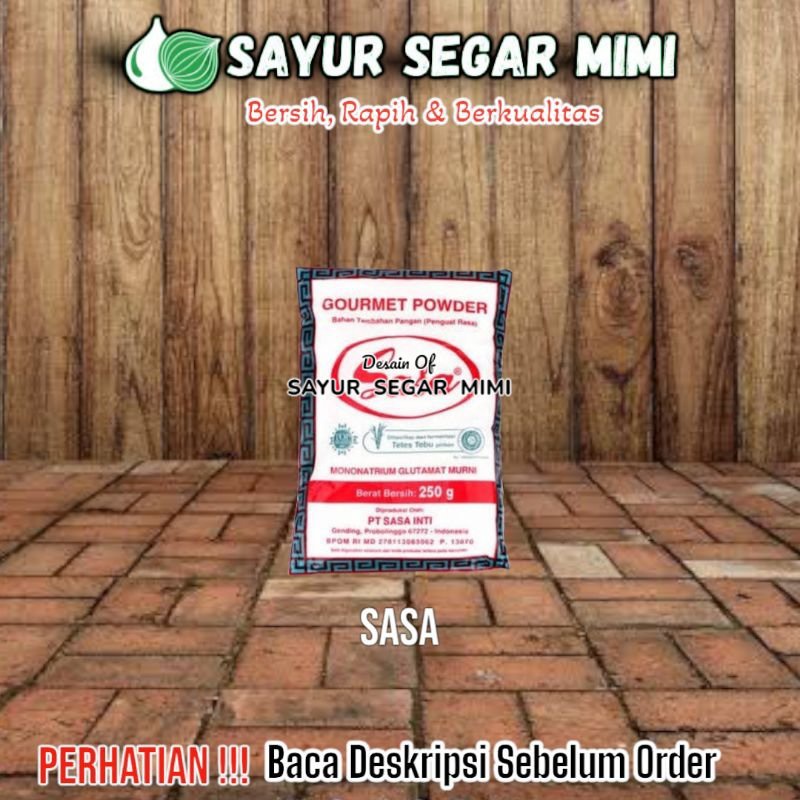 

Sasa MSG 100 gram - Sᴀʏᴜʀ Sᴇɢᴀʀ ♏ɪᴍɪ