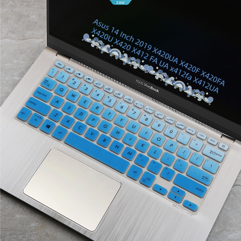 Cover Keyboard Laptop TPU Untuk Model Asus Vivobook14 2019 X420UA X420F X420FA X420U X420 X412 FA UA X412fa X412UA 14inch Film Pelindung Anti Lembab [ZK]