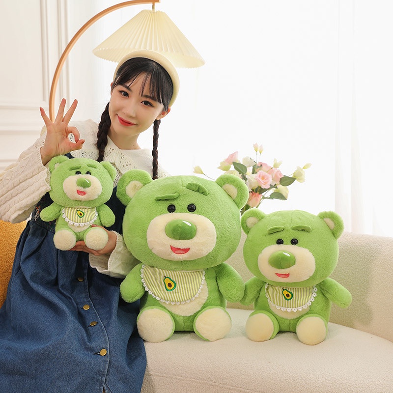 Huggable Avocado Bear Boneka Binatang Wajib Punya Untuk Anak