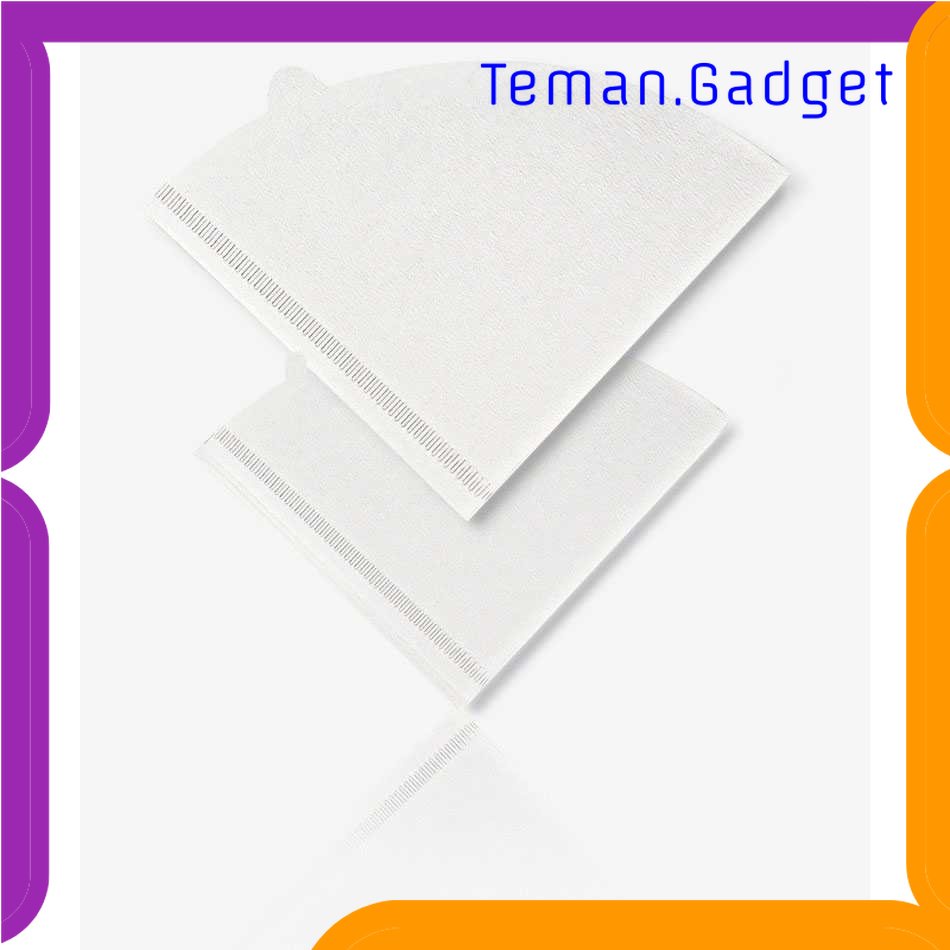 TG - DPR One Two Cups Kertas Filter Saringan Kopi V60 Drip 1 - 2 Serve 100 PCS - V40