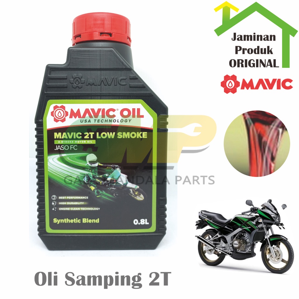 Oli Samping Mavic 2T 800ml Oil Racing Ninja Low Smoke Extra Fragrance