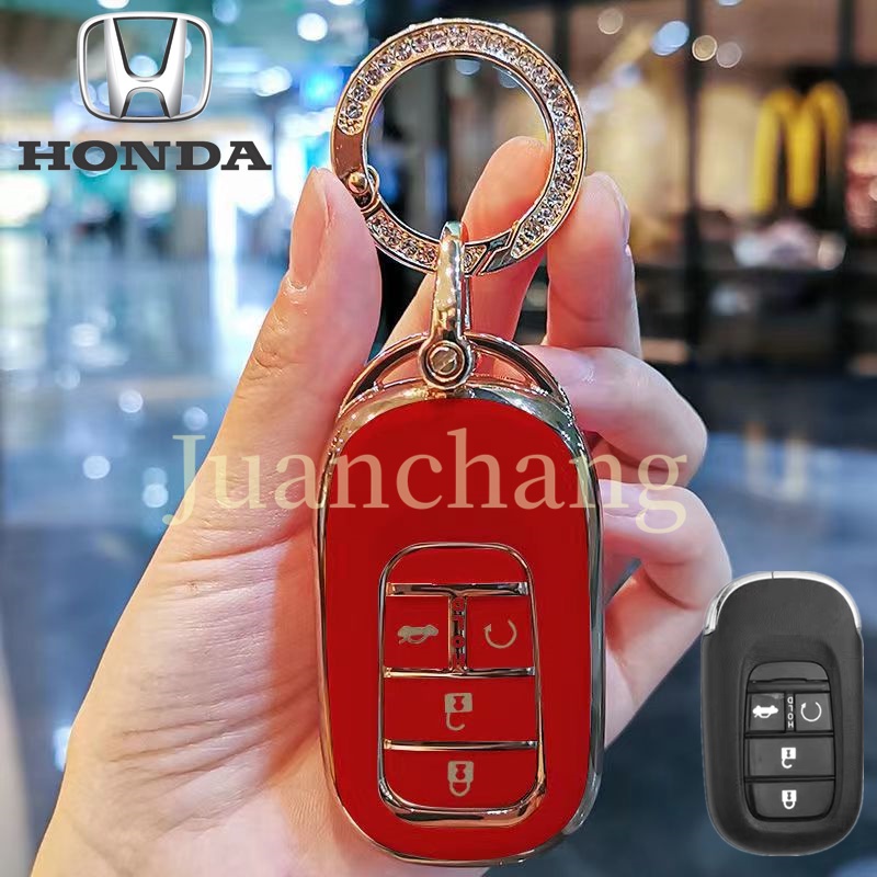 Cover Kunci Mobil TPU Dengan Gantungan Kunci Untuk Honda 4kancing Civic FC 2022 CRV ACCORD Hrv Jazz City ACCORD ODYSSEY SPIRIOR