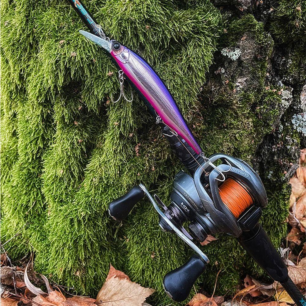 TOP Umpan Ikan Kecil Tenggelam Multicolor Crankbaits Striped bass Minnow Lures