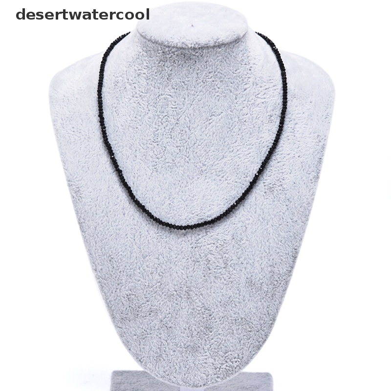 Deid Pesona Wanita Hitam Kristal Klavikula Choker Kalung Liontin Pesta Perhiasan Hadiah Martijn