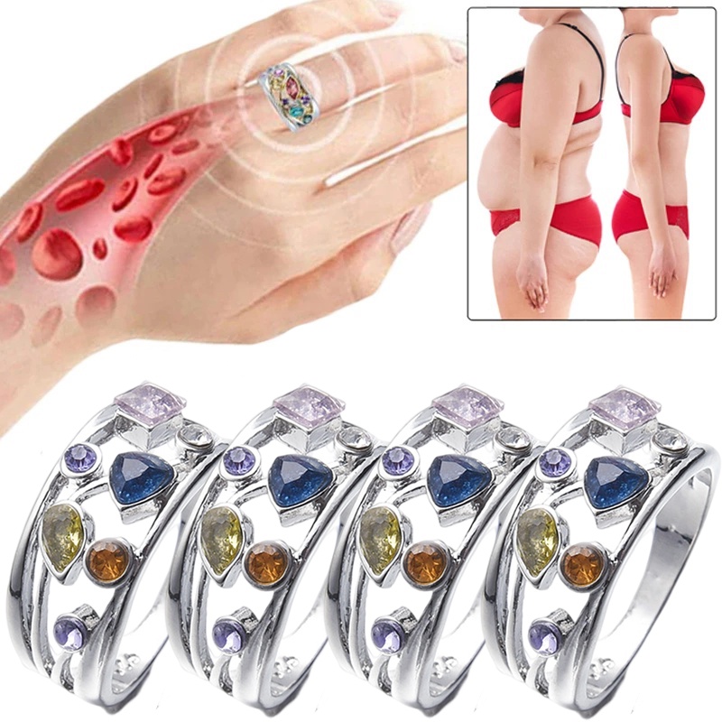 Fashion Indah Tidak Teratur Cincin Zirkon Warna-Warni Untuk Wanita/Kepribadian Geometris Berongga Jari Cincin Aksesoris Perhiasan