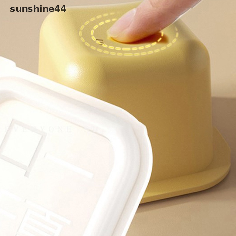 Sunshine Mandiri Es Batu Besar Ice Tray Cetakan Silikon Penyimpanan Rumah Membuat Ice Box ID