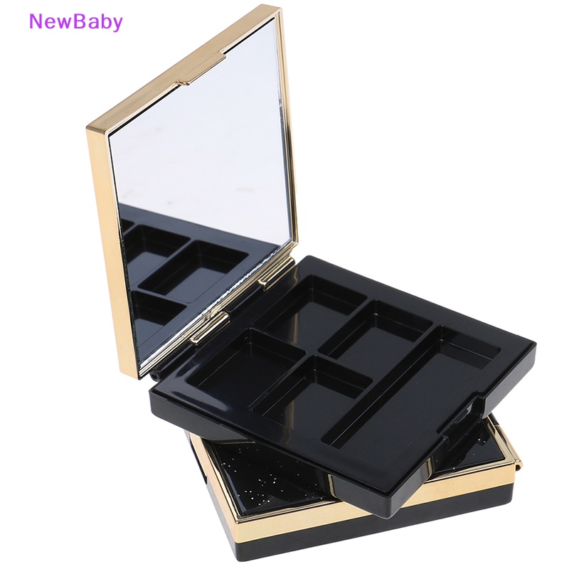 Newbaby5/6grids Kosong Palet Makeup Ditekan Eyeshadow Blush Lip Gloss Lip Case ID