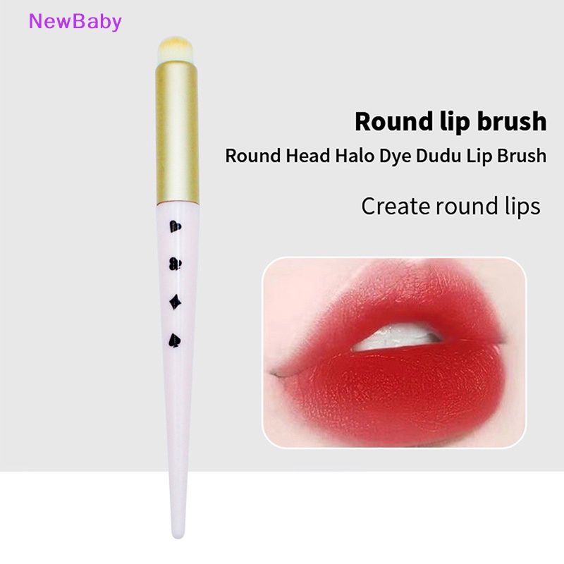 Newbaby Kuas Makeup Matte Lip Smudge Concealer Lip Brush Mini Round Brush ID