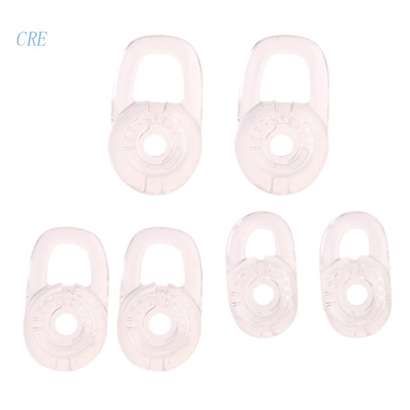 Cre 3pasang Ear Buds Silicone Gels Eartips Virtual Surround Headset Headphone