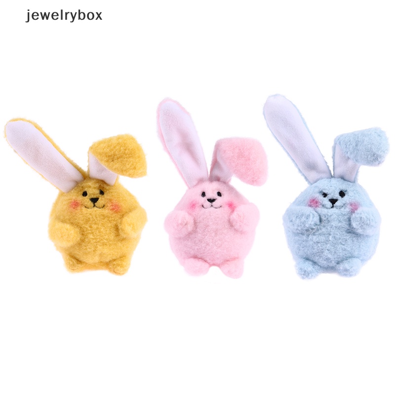 [jewelrybox] Telinga Panjang Kelinci Boneka Plush Gantungan Kunci Liontin Tahun Kelinci2023 Butik Mainan