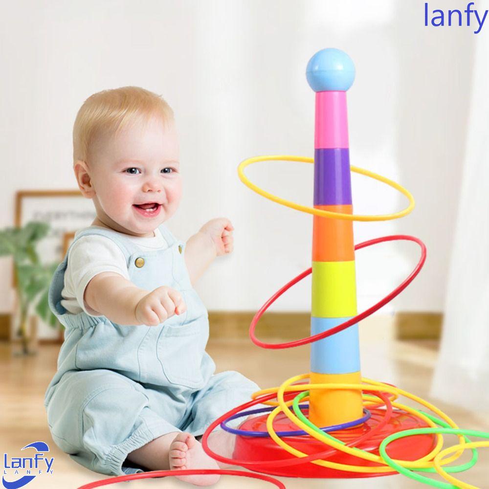 Lanfy Sports Circle Ferrule Hadiah Anak Fun &amp; Toy Mainan Olahraga Lempar Lingkaran Luar Ruangan Tumpuk Lapisan Permainan