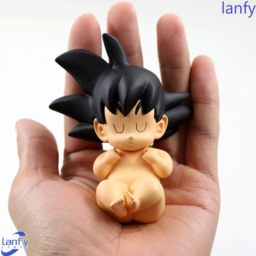 Lanfy Action Figure Son Goku Anime Jepang Bahan PVC Untuk Dekorasi Mobil