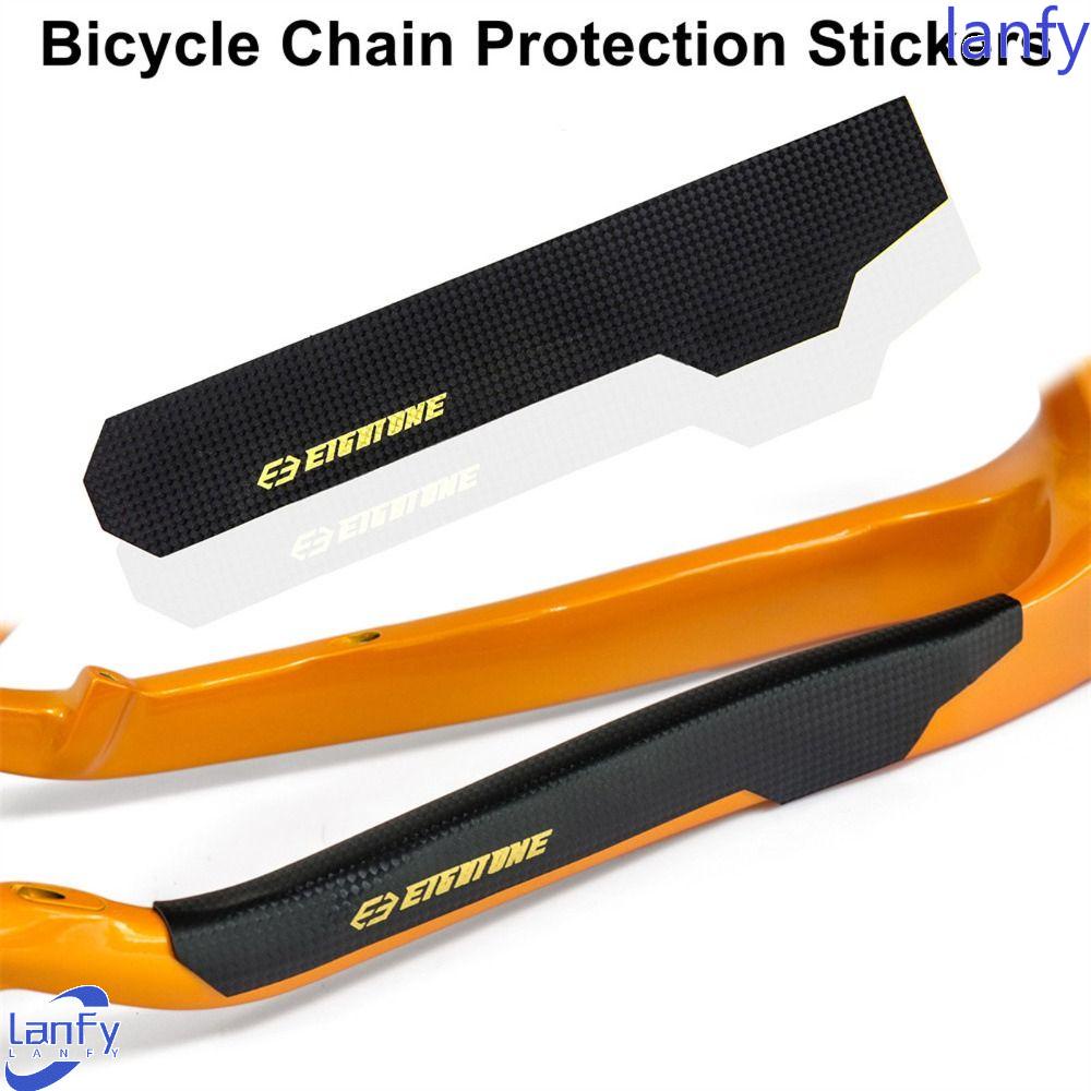 Lanfy Stiker Perlindungan Rantai Sepeda Bicycle Stickers Bicycle Parts Bike Chain Guard Cover Bike Chain Guard Decal