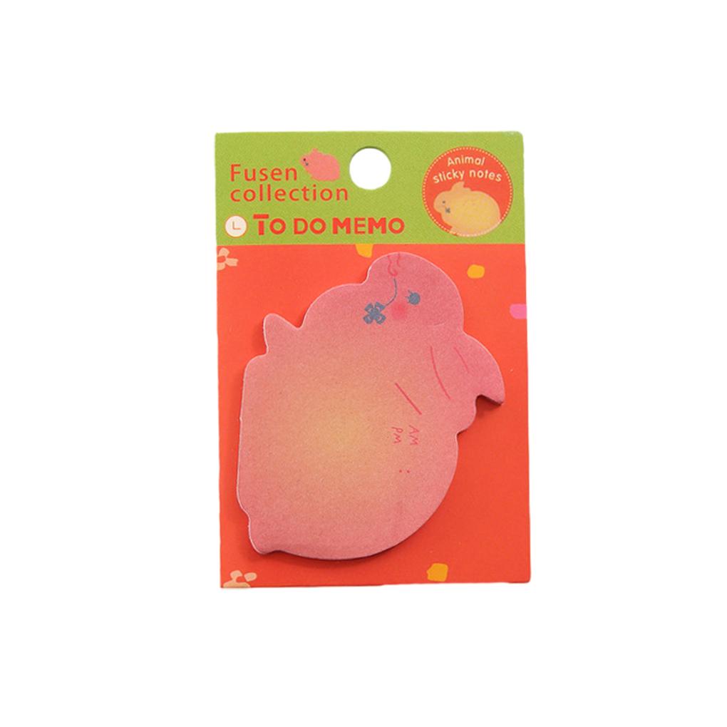 barang lucu Cute Animal Sticky Notes Kawaii Note Siswa Alat Tulis Kantor Sekolah Bookmark Memo Pads Pesan Stiker Murid