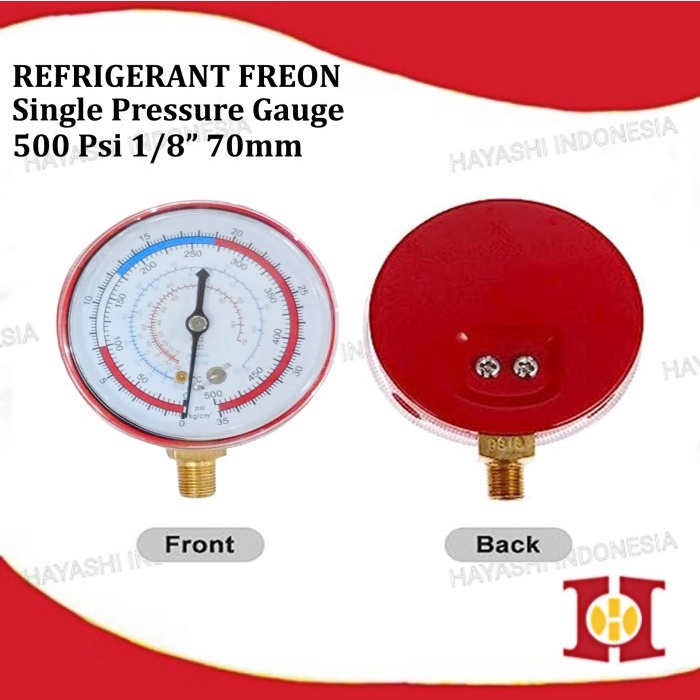 Meteran Manifold Manometer Freon R22 R32 R134A R410A Pressure Gauge