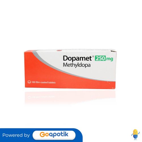 DOPAMET 250 MG BOX 100 TABLET