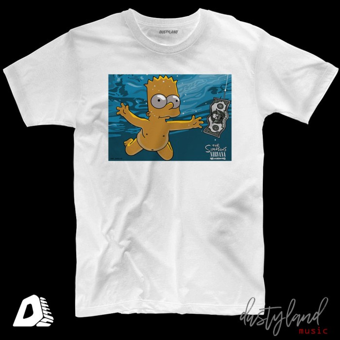 Kaos Band NIRVANA - NEVERMIND - BART SIMPSONS - THE SIMPSONS