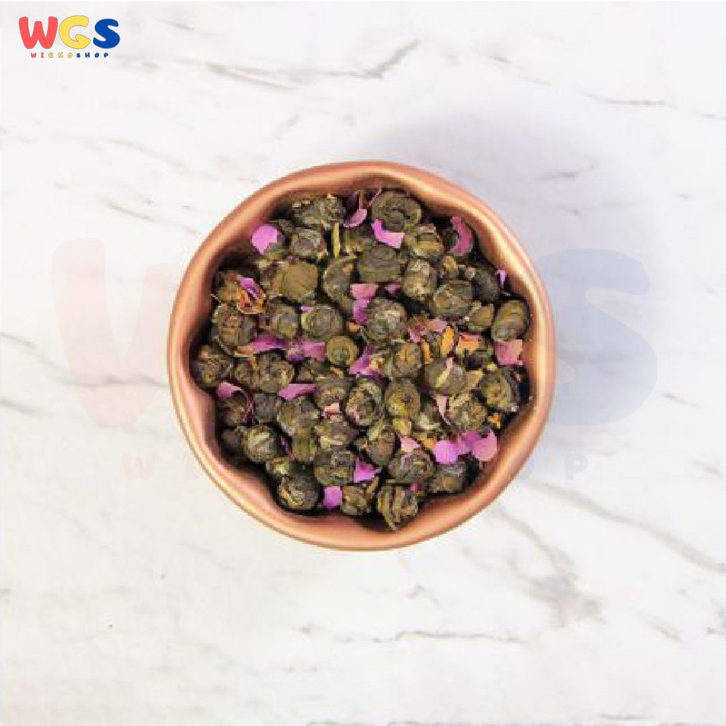 Gryphon Tea Bag Pearl of The Orient Fujian Jasmine Green Tea &amp; Morrocon Rose 20 Sachets / Box