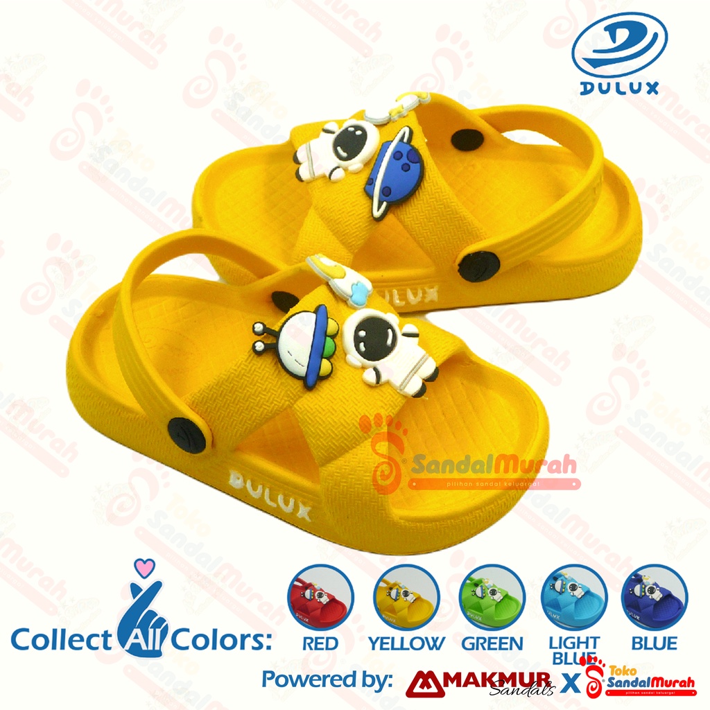 Toko Sendal Murah - Sandal Balita Lucu Uk 20 - 25 / Sandal Motif Astronot Tali Belakang / Sandal Slop Balita Terbaru / Sandal Model Kekinian [Toko Sendal Murah M 539 E-1]