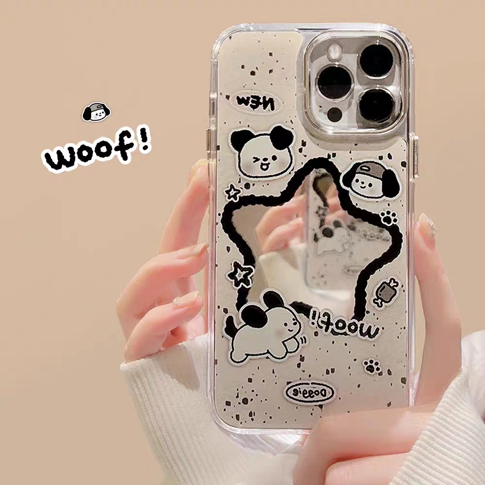 Cocok Untuk Iphone14 Pro Max iPhone Phone Case Cermin Casing Ponsel Kuat Kamera Perlindungan Tahan Guncangan Kompatibel Dengan Iphone13 13pro 13prm iPhone 11 7Plus 8Plus Xr XS 12 Pro Max Phone Case