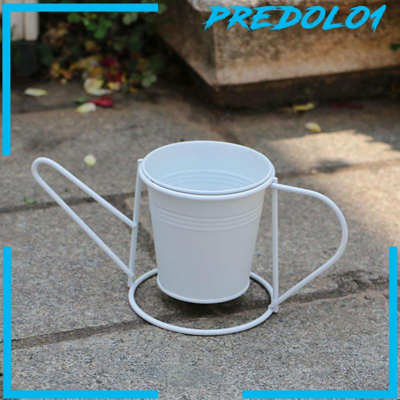 [Predolo1] Pot Bunga Wadah Sukulen Planter Metal Untuk Dekorasi Balkon