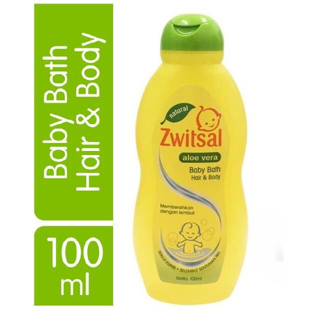 ZWITSAL Baby Bath Natural Hair and Body Sabun Cair Badan dan rambut 100ml