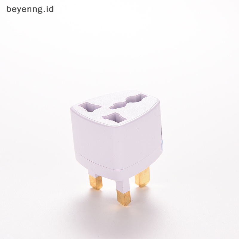 Beyen 1pc Universal AU EU Ke UK Colokan Listrik AC Travel Wall Adapter Converter Putih GB ID