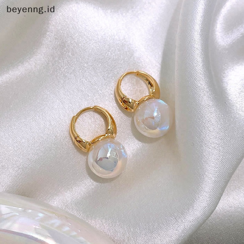Beyen Fashion Wanita Manik-Manik Anting Fashion Telinga Gesper Ear Clasp Hoop Earrings Perhiasan ID