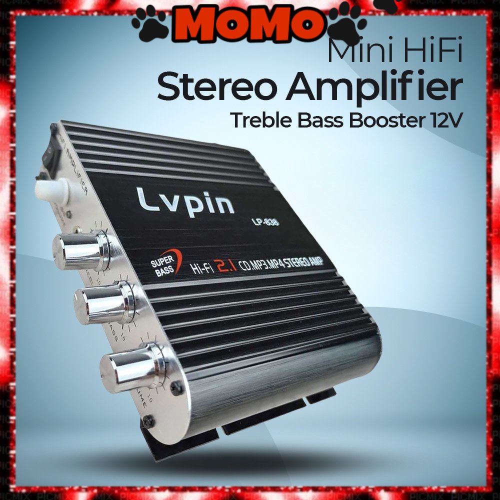 Amplifier - Ampli - Ampli Mini - Amplifier Mobil - Amplifier Subwoffer - Amplifier Mini HiFi Stereo 