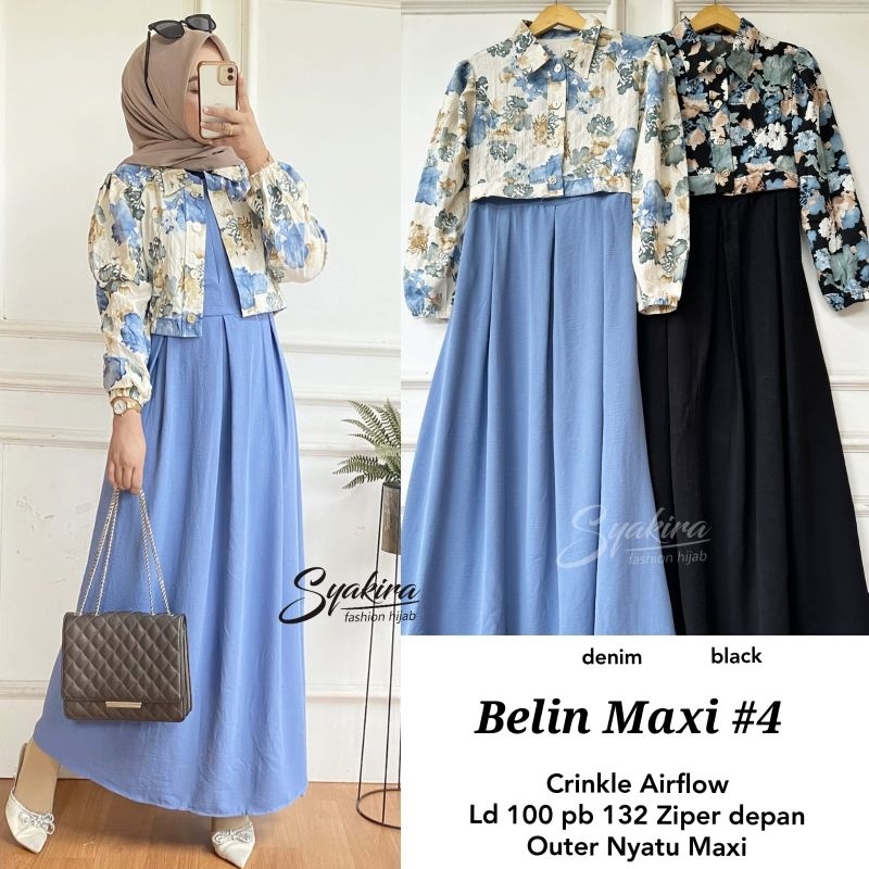 BELIN Maxi busui #4 ORI SYAKIRA | Crinkle Airflow