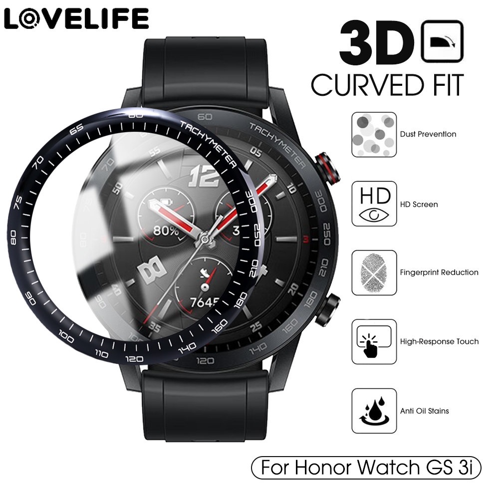 Anti-fingerprint Smart Watch Film Composite Membrane HD Watch Screensaver Film Untuk Honor Watch GS 3i Full Coverage Film Pelindung PMMA &amp; Tempered Glass &amp; TPU Screen Protector