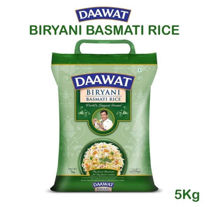 

Beras Basmati Daawat Biryani 5kg