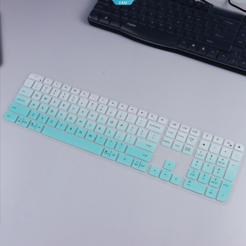 Desktop PC Model Logitech 14inch MX Keys Mini Soft Comfort TPU Silicone Keyboard Cover Tahan Debu Pelindung Keyboard Berkualitas Tinggi [ZK]