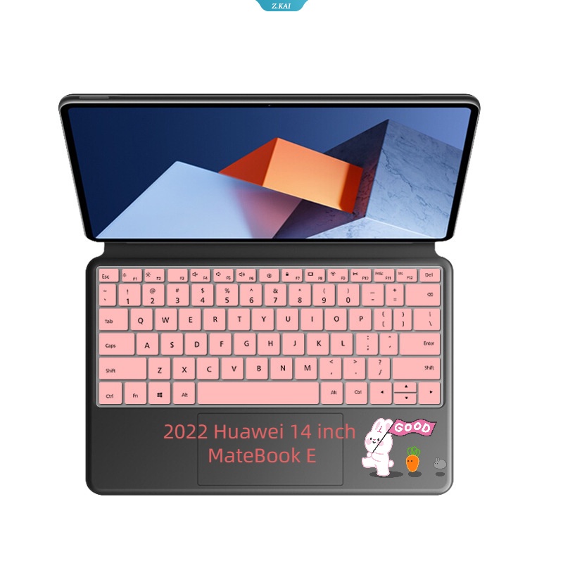 Cover Keyboard Silikon Laptop Untuk 2022 Huawei 14inch MateBook E Tahan Air Dan Tahan Lembab Full Coverage Film Pelindung [ZK]