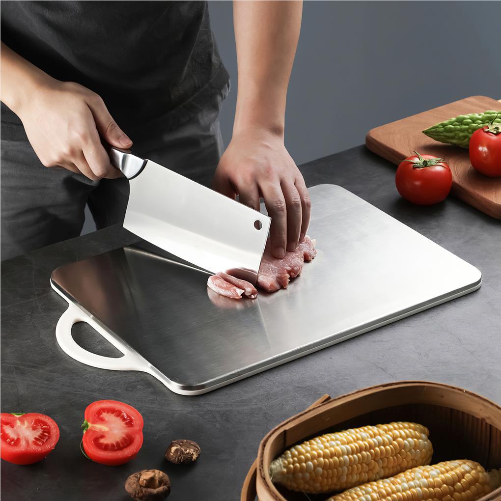 Talenan Dua Sisi Anti Bakteri Chopping Board Anti-Order Chopping Mat Alat Pemotong Dapur Aksesori Untuk Dapur Rumah Memasak Chef