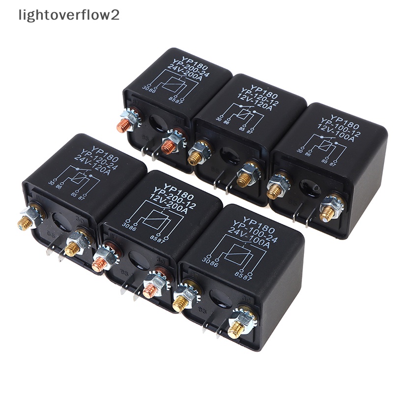 [lightoverflow2] Starg Relay 200A 100A 12V/24V Power Otomotif Heavy Current Start Relay [ID]