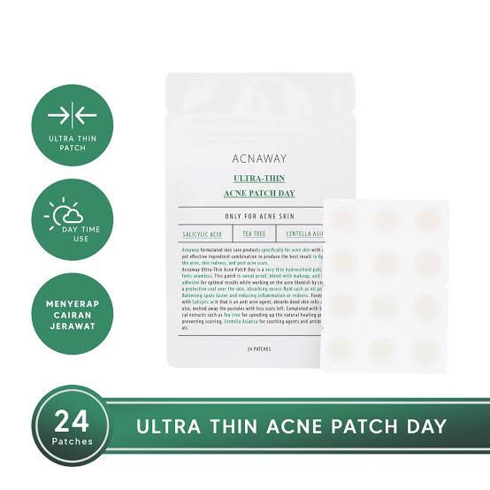 ACNAWAY Ultra Thin Acne Patch 24 pcs-Acne Treatment Stiker Jerawat SATUAN