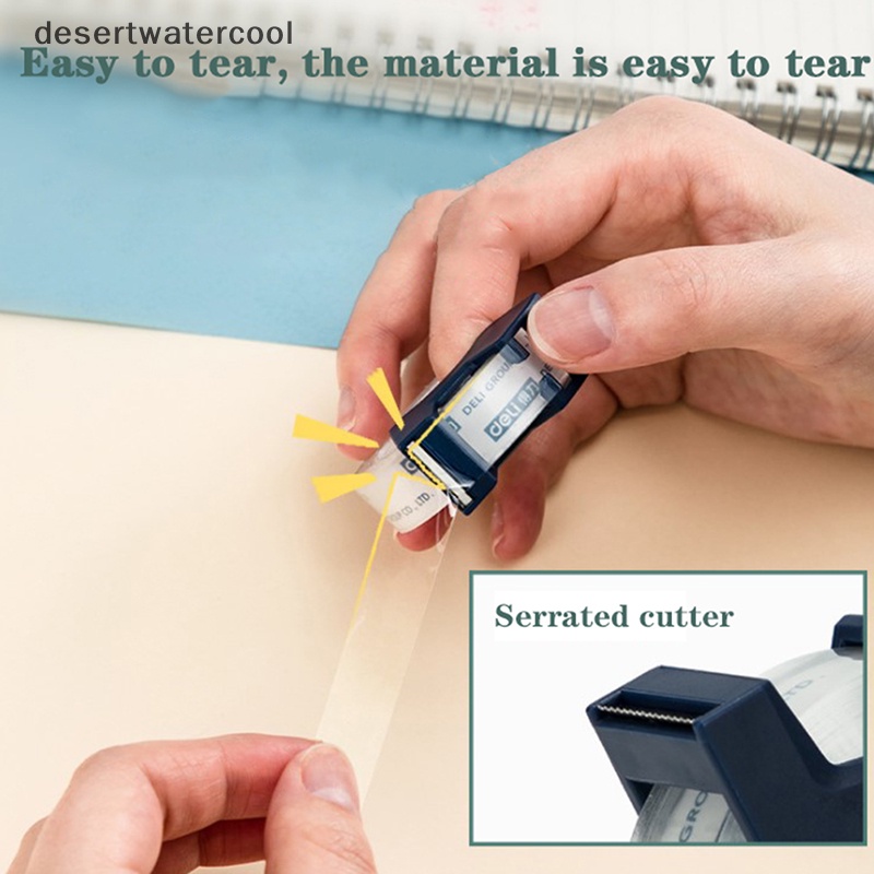 Deid Lakban Perekat Bening Writable Dengan Tape Cutg Tool Protable Tape Dispenser Martijn