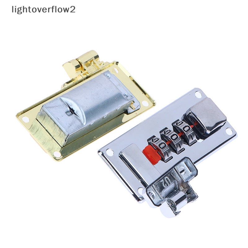 [lightoverflow2] Password Lock Latch Silver Coded Lock Retro Vintage Kotak Perhiasan Tempat Hadiah [ID]