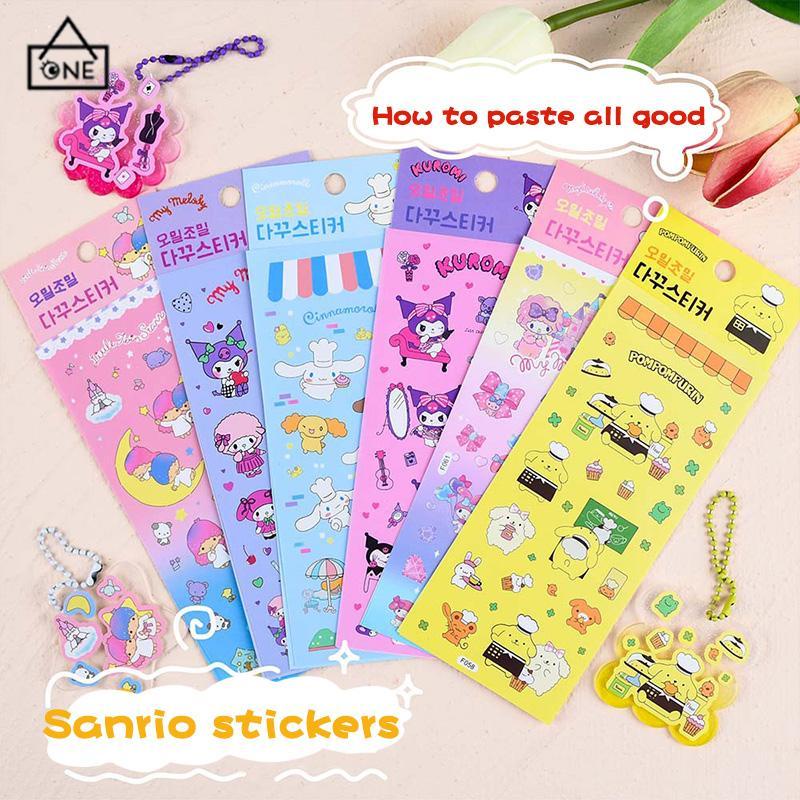 COD❤️Stiker Koromi Waterproof Kartun Sanrio MELODY Untuk Diary Stiker Dekorasi DIY-A.one