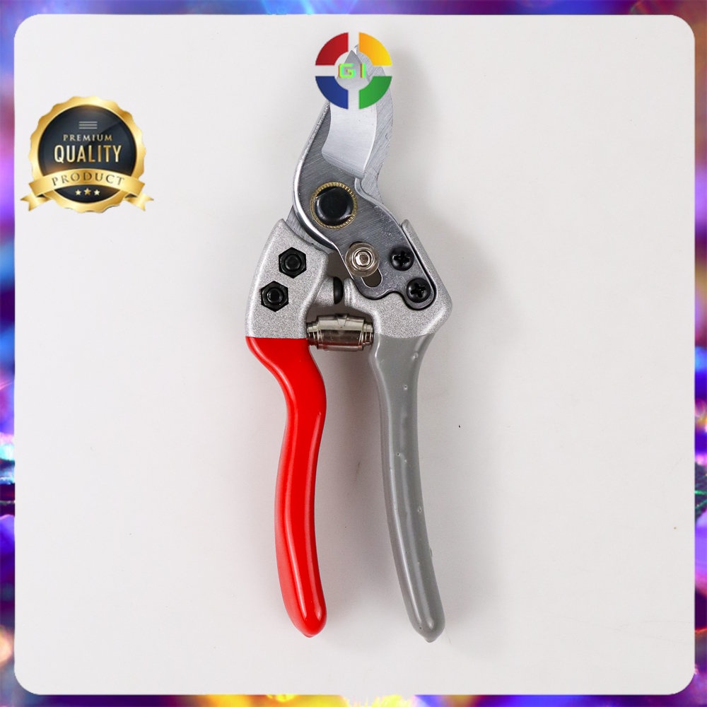 Gunting Tanaman &amp;amp; Ranting Garden Pruning Shears Scissors Silver