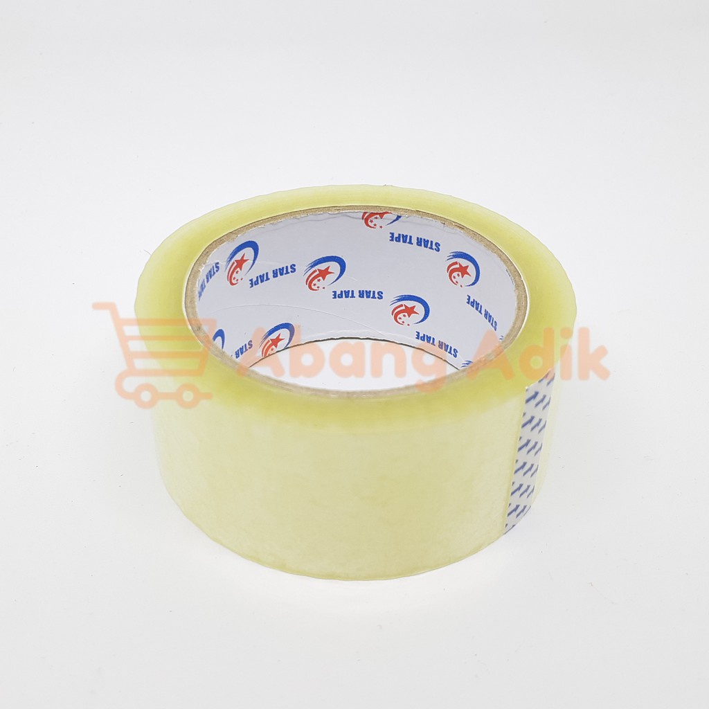

LAKBAN CLEAR BENING PUTIH ( 1 PCS ) 90 YARD X 45MM (2INCH) COKLAT STAR TAPE Solatip Isolasi Lengket Kualitas Terbaik Termurah #lakban #isolasi #selotip #tapeperekat #pengikatpelengket #lakbanmurah #lakbanopp #lakbankualitasterbaik #perlengkapankantor