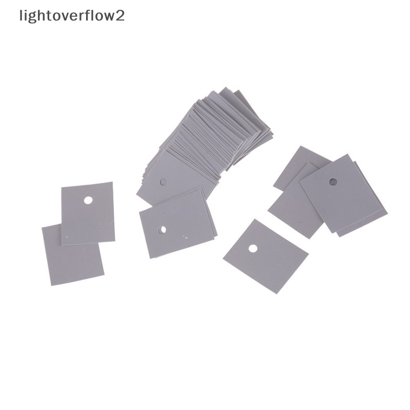 [lightoverflow2] 50pcs TO-247 Transistor Silicone Insulator Isolasi Lembaran 20 * 25mm [ID]