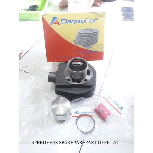 boring blok silinder lubang 5 racing set piston seher ori danmotor vespa pxe excel exclusive strada 