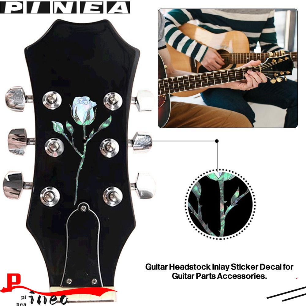 Nanas Gitar Headstock Decal Baru DIY Personalisasi Aksesoris Gitar Stiker Kepala Gitar