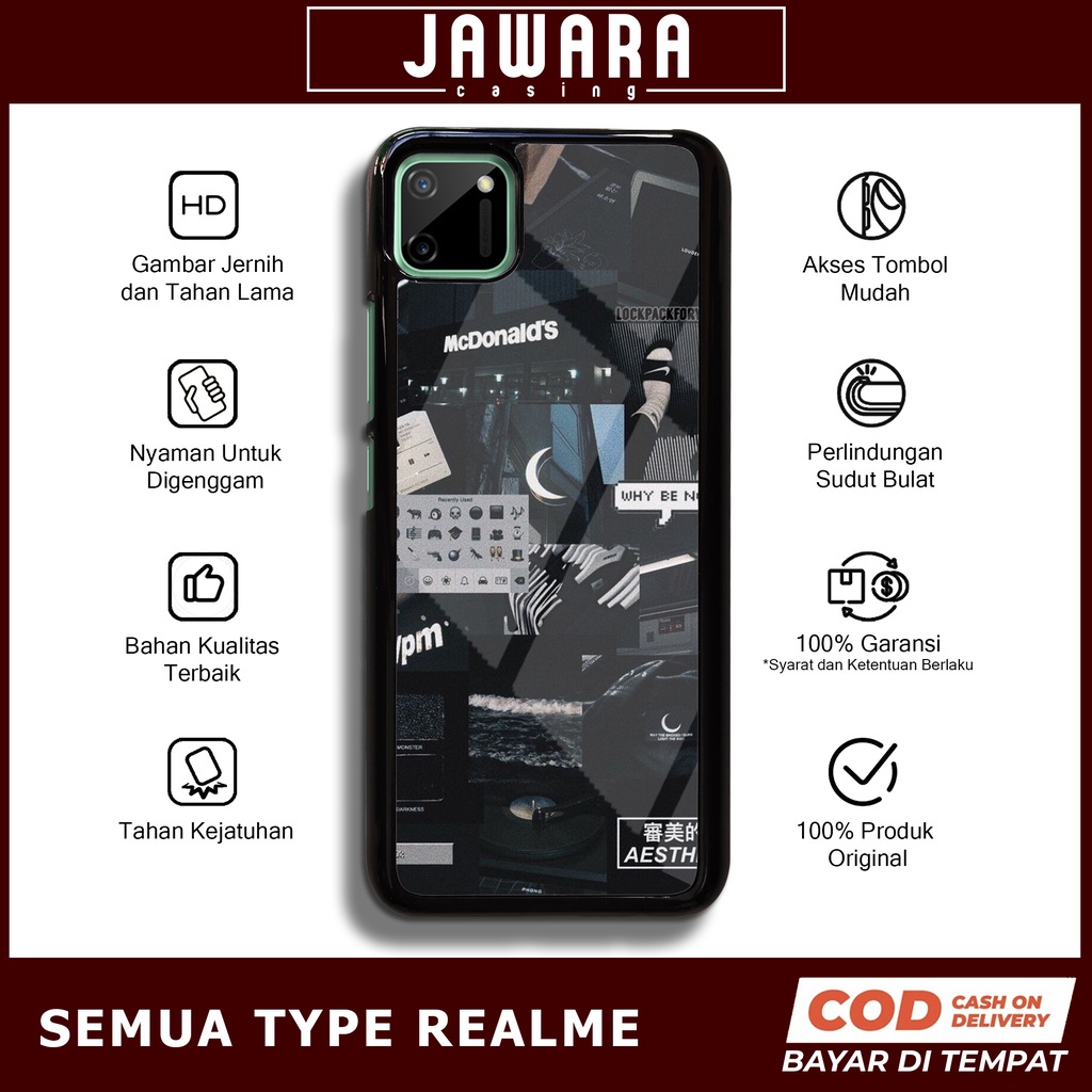 Urban Case Kilau Case Realme C11 Case Hp Realme C11 Premium Glossy Jawara Casing [AEST] Casing Hp Ae