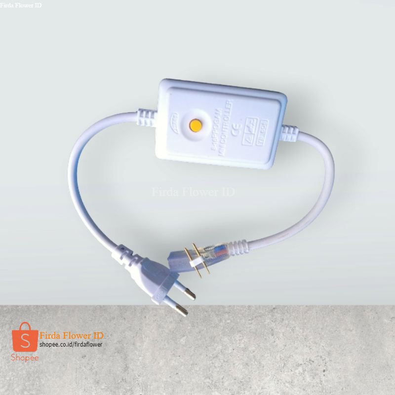 modul adaptor led strip lampu selang kedip kedip 8 mode 2 pin