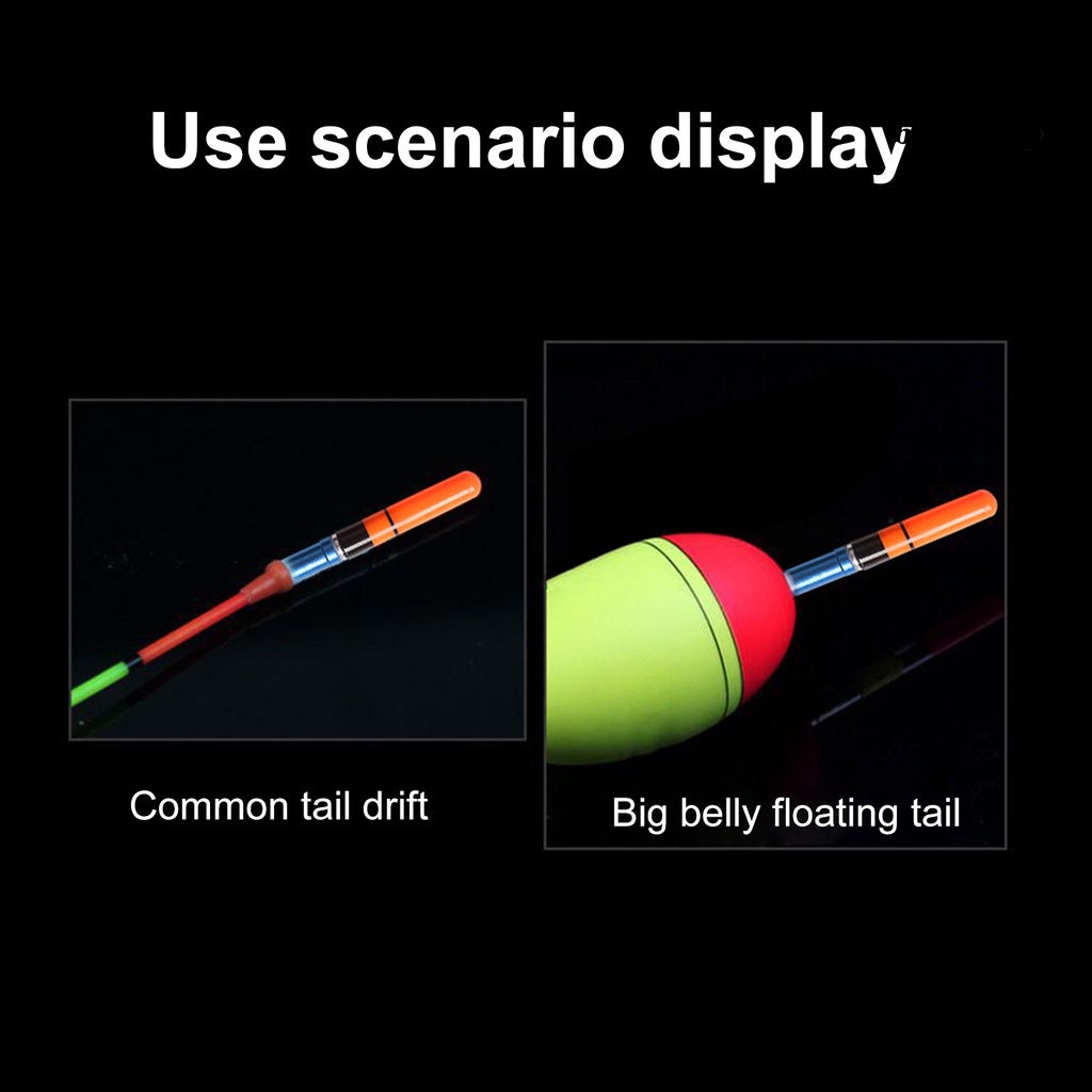 Bo-led Stick Float Light Luminous Electronic Ringan Super Terang Multifungsi Plastik Anti Korosi Bobber Glow Stick Untuk Memancing