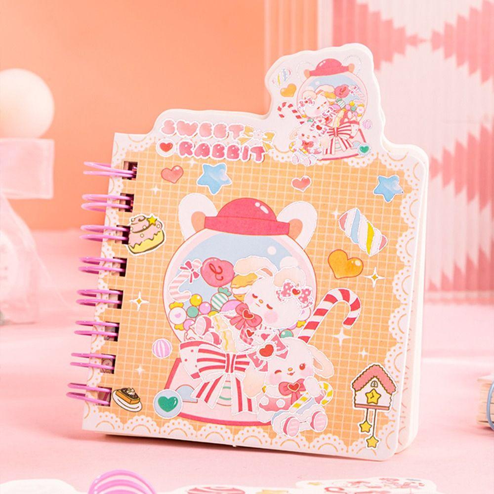 Mxbeauty A7 Notebook Kawaii Kartun Sekolah Kantor Mengambil Catatan Siswa Alat Tulis To Do List Mini Coiled Book