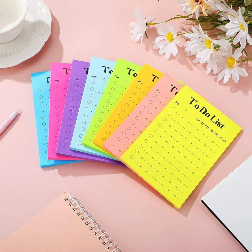 Lanfy To Do List Sticky Pad Disiplin Diri Check It Weekly Daily Planner Siswa Alat Tulis Sekolah Kantor Perlengkapan Studing Planning Jadwal Notepad